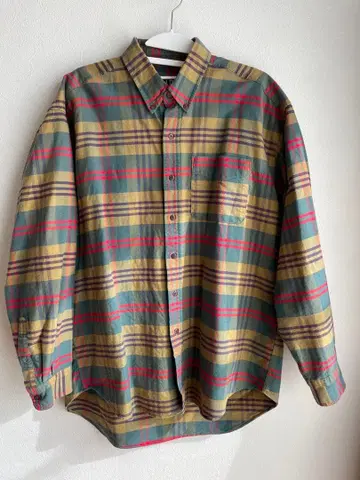 올드 GAP 체크 무늬 셔츠 XL