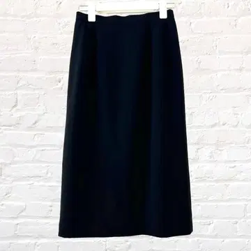 롱 스커트 포멀 세미 플레어 블랙 관혼상제 미 라인 여성용