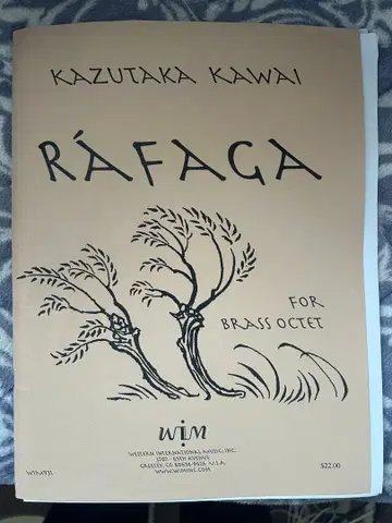 라파가 금관 8중주 악보 (파트보, 스코어)