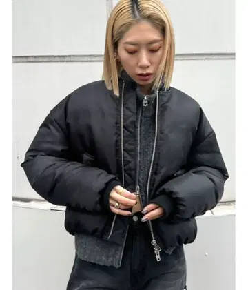 EMODA 그라데이션 다운 블루종