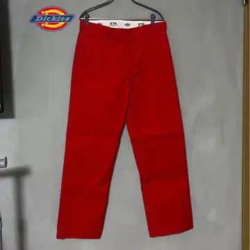 디키즈 874 워크 팬츠 레드 3/4