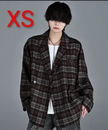 [ ADRER ] 크로스 루즈 테일러드 더블 자켓