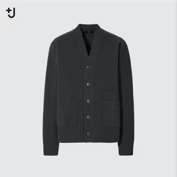 UNIQLO x JIL SANDER +J 프리미엄 라무 V넥 가디건