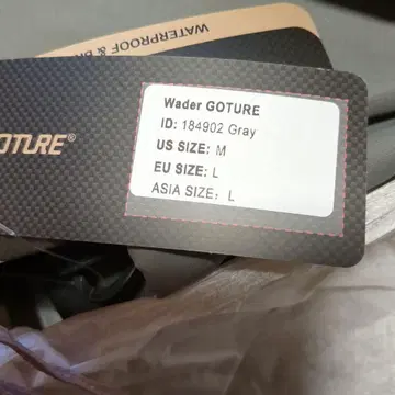 GOTURE 그레이 가슴장화