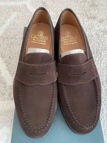 새상품 Crockett & Jones BOSTON2 브라운 로퍼 8E