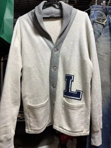 챔피온 런택 맨투맨 숄카라 가디건 XL 복각