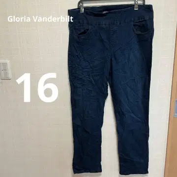 Gloria Vanderbilt 데님풍 팬츠 (사이즈 16)