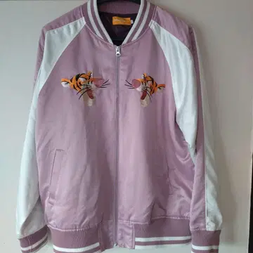 티거 자수 핑크 스카잔