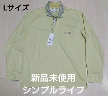 미사용 새상품 SIMPLE LIFE 쿨맥스 스트라이프 패턴 피케 셔츠