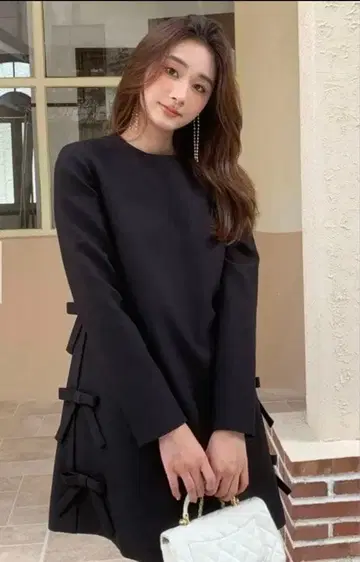 birthdaybash RONA SIDE RIBBON DRESS