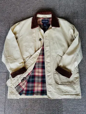 LANDS'END 헌팅 자켓 커버올