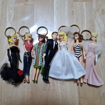 바비 키링 세트 7개
