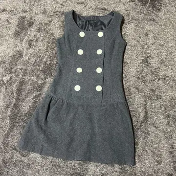 WILLSELECTION 슬리브리스 원피스 그레이 S 사이즈 리본 포함