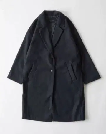 B.C STOCK 다크 네이비 체스터 코트 F 사이즈