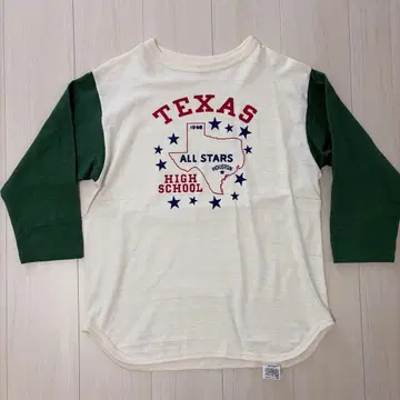 WAREHOUSE 7부 소매 T셔츠 베이스볼 TEXAS WH4800