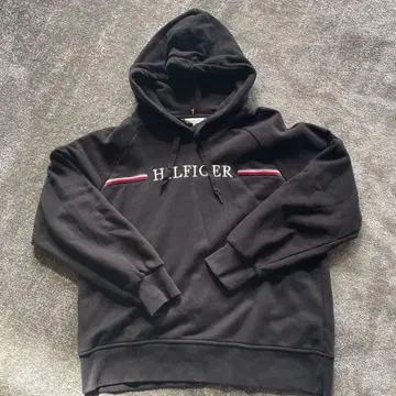 TOMMY HILFIGER 블랙 후디 S