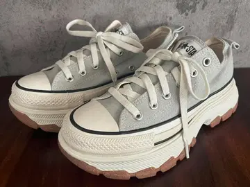 컨버스 올스타 트렉 웨이브 통굽 스니커즈 24.5cm 그레이