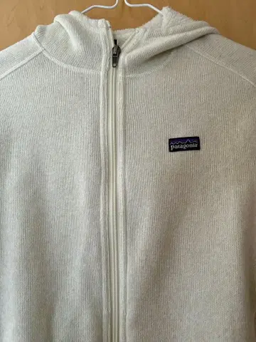 patagonia 플리스 자켓 화이트