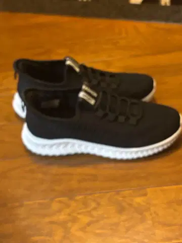 블랙 슬립온 스니커즈