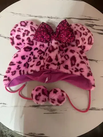 디즈니 팬캡 레오파드 무늬