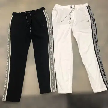 MASTER BUNNY EDITION 팬츠 블랙/화이트 4