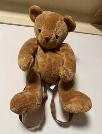 곰 모양 럭색 브라운