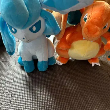 포켓몬 봉제 인형 파랑 오렌지