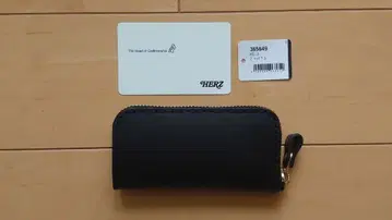 HERZ 라운드 지퍼 키케이스 4연 (KE-1) 블랙 가죽