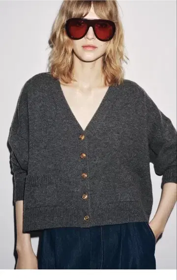 ZARA 니트 M 사이즈 그레이