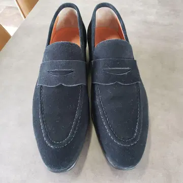 산토니 스웨이드 로퍼