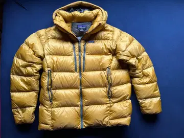 patagonia 다운 자켓 xl 겨자색