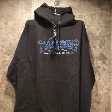 택 포함 새상품 THRASHER 후드 후드티 트레셔 샌프란시스코