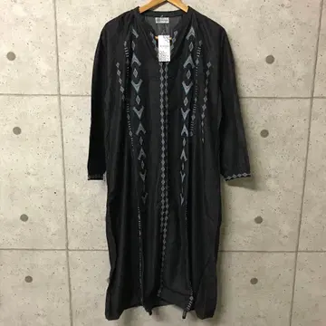 미사용 surya 코튼 원피스 프론트 오픈 에스닉 마라이카 /M