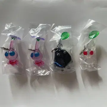 피크민 메지루시 액세서리 캡슐 토이 4개 세트