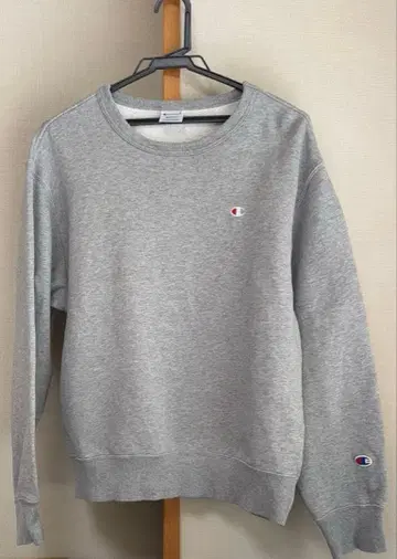 Champion 그레이 크루넥 트레이닝복