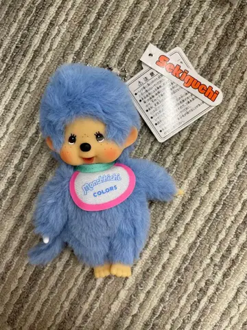 몽치치 COLORS 키체인 블루 파랑 마스코트