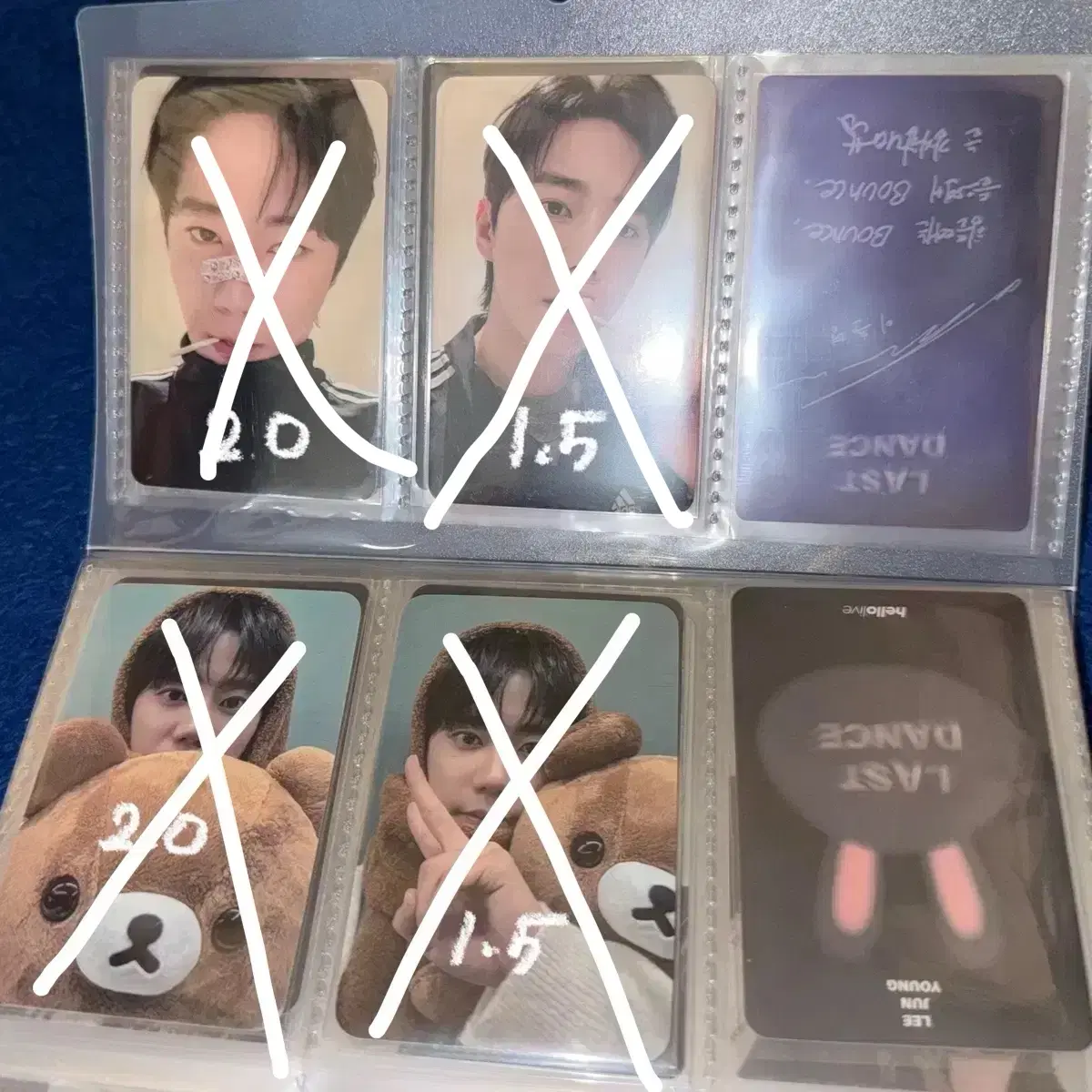 Lee Junyoung Last Dance unreleased photocard fanmeeting photocard
