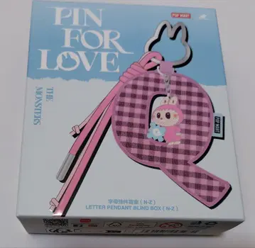 POP MART PIN FOR LOVE 알파벳 키링 라브부