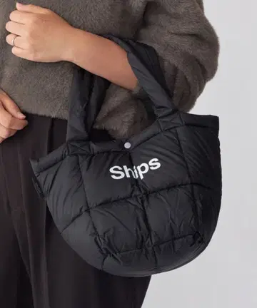 [ WEB 한정판 ] TAION SHIPS 별주 다운 토트백 블랙