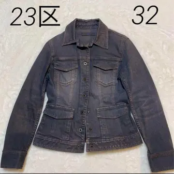 23구 데님 자켓 캐주얼 스트레치 블루종 아우터 여성용 32