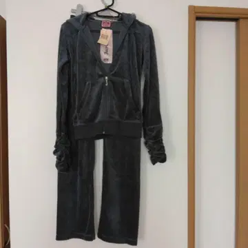 그레이 플리스 셋업