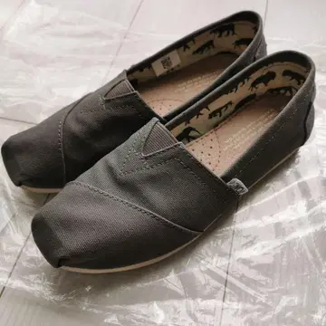 TOMS 에스파드리유 그레이 W5.5 22.5cm