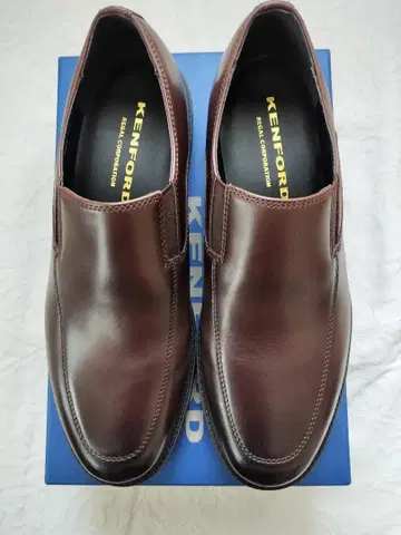 KENFORD 다크 브라운 슬립온 비즈니스 슈즈