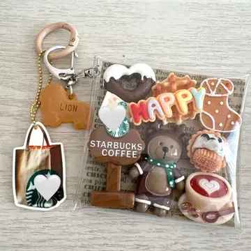 가챠 파우치 루돌프 곰돌이 Xmas 쿠키 브라운