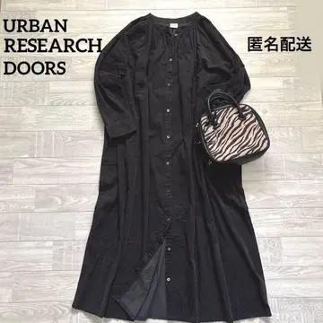 어반 리서치 도어스 개더 롱 원피스 코듀로이