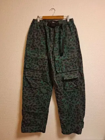 X-LARGE 카고 팬츠 레오파드 무늬 M