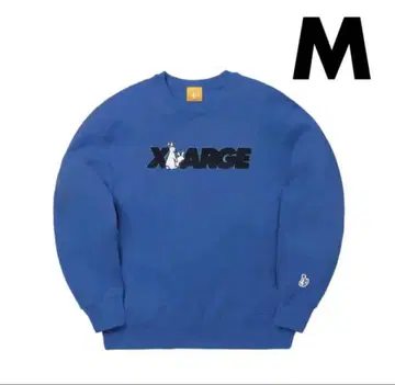 인기 레어 #FR2 XLARGE 블루 M 콜라보 맨투맨