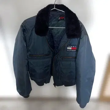 TOMMY HILFIGER 네이비 MA-1 자켓