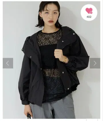 GALLARDAGALANTE 워터프루프 숏코트 블랙