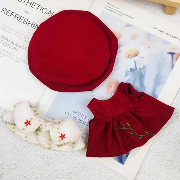 20cm 봉제 인형용 옷 갈아입기 의류 활 옷 3세트